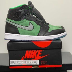 Air Jordan 1 Retro High Zoom Zen Green Sz 10.5 DS